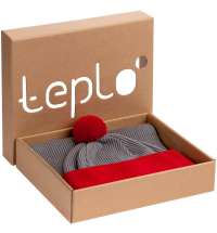 Набор Snappy, светло-серый с красным