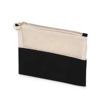 Косметичка «Mesh» хлопковая с сетчатой вставкой