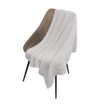 Плед Malta Soft вязаный, 160*90 см, серый