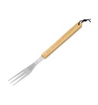 Вилка для барбекю с деревянной ручкой 