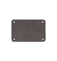 Шильд 4х6 см имитация кожи