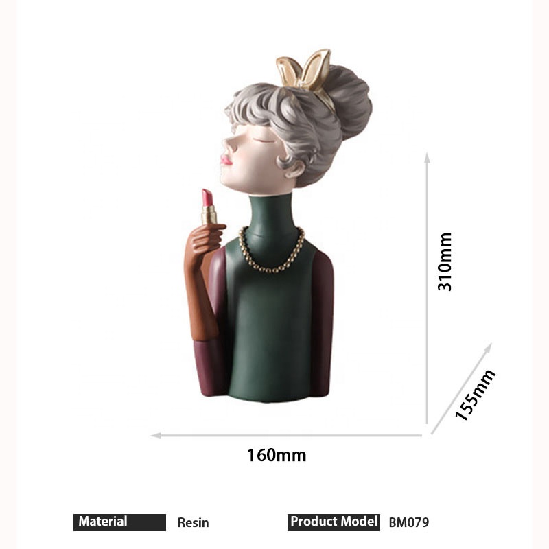 Статуэтка &amp;quot;Девушка с помадой&amp;quot;