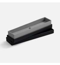 Футляр Nastro для 1 ручки, черный с серым