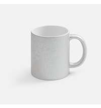 Кружка для сублимационной печати Sagredo, серебристая