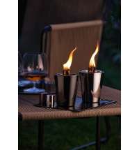 Масляная лампа Tarcia, серебристая