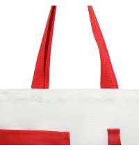 Сумка для покупок BANSHEE TO GO 325 г/м², красная/красная