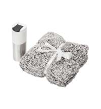 Подарочный набор «Хюгге» с пледом и термокружкой