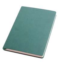 Ежедневник A5 недатированный Franco в мягком переплёте, бутылочно-зеленый