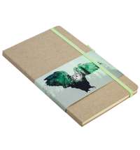 Скетчбук (Сова), 13х21 см, блок 96 стр. без печати. тонир. Бумага на обложку - крафт R1-88804KS