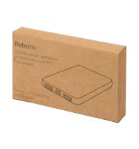 Внешний аккумулятор из rPET «Reborn», 5000 mAh