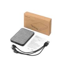 Внешний аккумулятор из rPET «Reborn», 5000 mAh