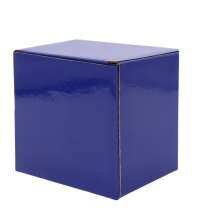 Коробка глянцевая для кружки Make me, синяя