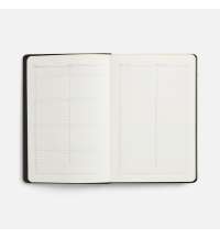 Ежедневник Alanis, недатированный, черный c желтым