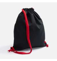 Рюкзак B3, черный с красными лямками