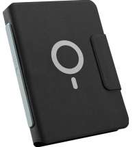 Органайзер с блокнотом и аккумулятором Oiro, черный