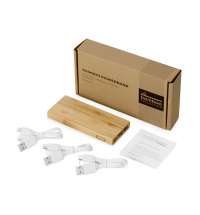 Внешний аккумулятор из бамбука «Bamboo», 5000 mAh