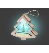 Новогодняя подвеска с подсветкой «Ёлочка»