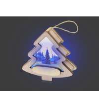 Новогодняя подвеска с подсветкой «Ёлочка»