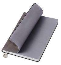 Ежедневник A5 недатированный Impero в мягком переплёте, темно-серый