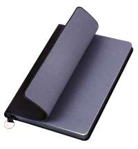 Ежедневник A5 недатированный Impero в мягком переплёте, черный