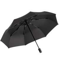 Зонт складной AOC Mini с цветными спицами, серый