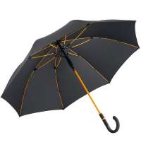 Зонт-трость с цветными спицами Color Style, оранжевый