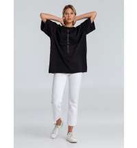 Футболка оверсайз «Внутренний Рим», черная