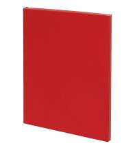 Ежедневник Flat, недатированный, красный