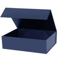Подарочная коробка-трансформер большая, синяя