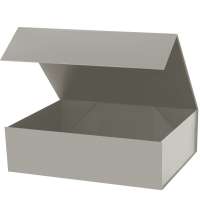 Подарочная коробка-трансформер большая, серая