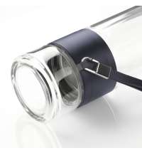 Бутылка стеклянная с двойными стенками Terso, синяя