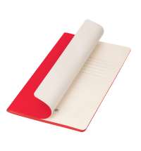 Блокнот Corsa slim, красный