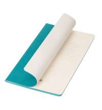 Блокнот Corsa slim, бирюзовый