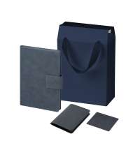 Подарочный набор Ritz, Nuba, синий (ежедневник, кардхолдер, обложка на паспорт)