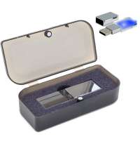 Флешка Moon 16 Гб в футляре, синий