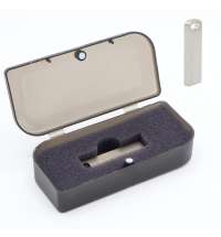 Флешка Rail 16 Гб в футляре, серебристая