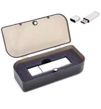 Флешка Loon 16 Гб в футляре, серебристая