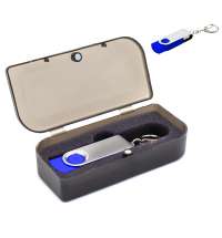 Флешка Twist 32 Гб в футляре, синий