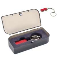 Флешка Slim 16 Гб в футляре, красная