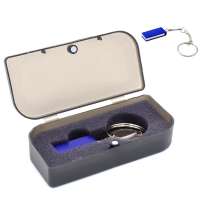 Флешка Slim 16 Гб в футляре, синяя