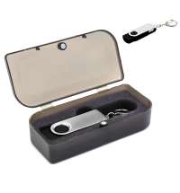 Флешка Twist 16 Гб в футляре, черная