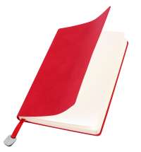 Ежедневник A5 недатированный Farfalla в мягком переплёте, красный