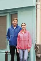 Ветровка из нейлона SURF 210, оранжевая