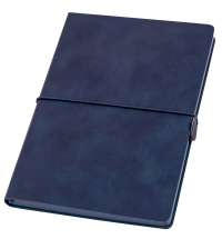 Ежедневник A5 недатированный Massimo в мягком переплёте, темно-синий