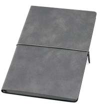 Ежедневник A5 недатированный Massimo в мягком переплёте, серый