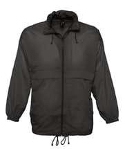 Ветровка из нейлона SURF 210, черная