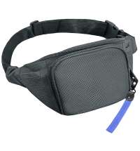 Поясная сумка SPLIT TO GO, Серый/Синий