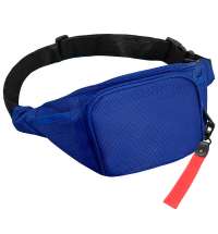 Поясная сумка SPLIT TO GO, Синий/Красный