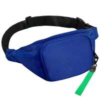 Поясная сумка SPLIT TO GO, Синий/Зелёный
