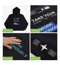 Ветровка (анорак) оверсайз унисекс RISSMAN, черная, размер M/L